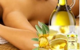 Olejová masáž s vitamínem E