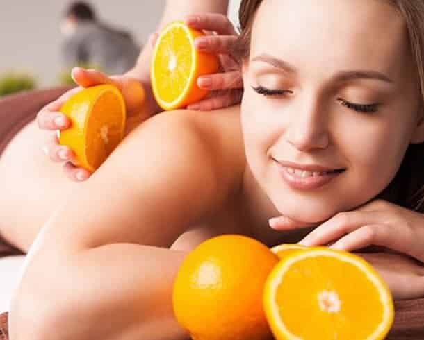 Lemon / Orange / Pomegranate Oil Massage